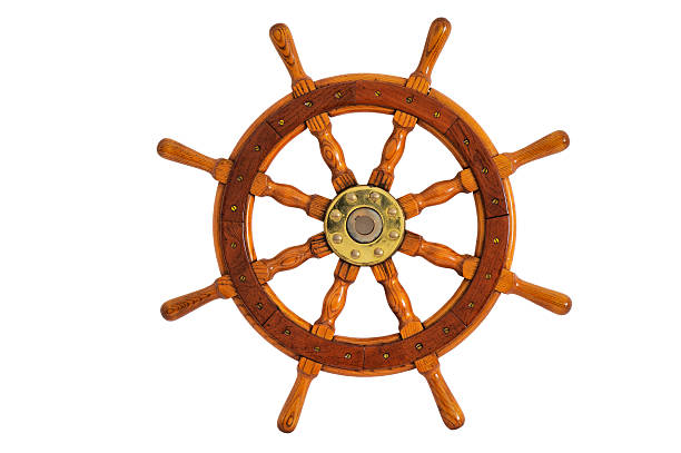 Old Steering Wheel  rudder stock pictures, royalty-free photos & images