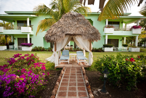 Exterior of Caribbean Summer resort.