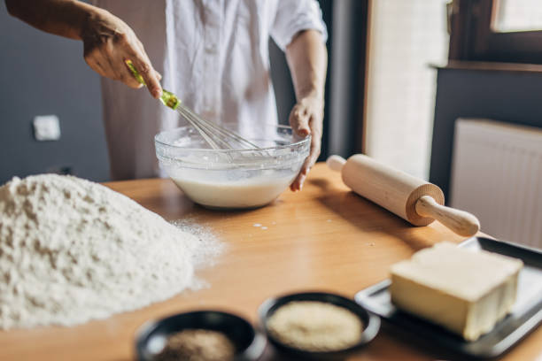istock Woman preparing dough 1549179847