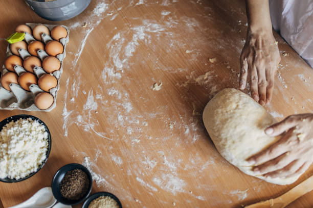 istock Woman preparing dough 1549180369