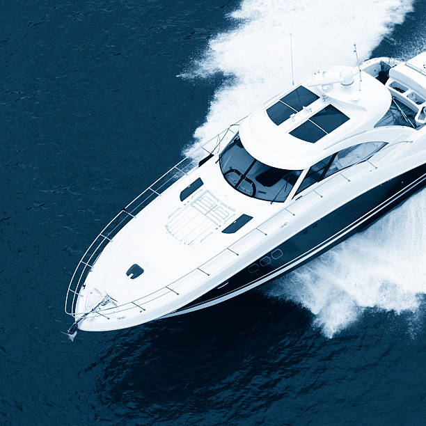 przyspieszenie powerboat - nautical vessel speedboat motorboat yacht zdjęcia i obrazy z banku zdjęć