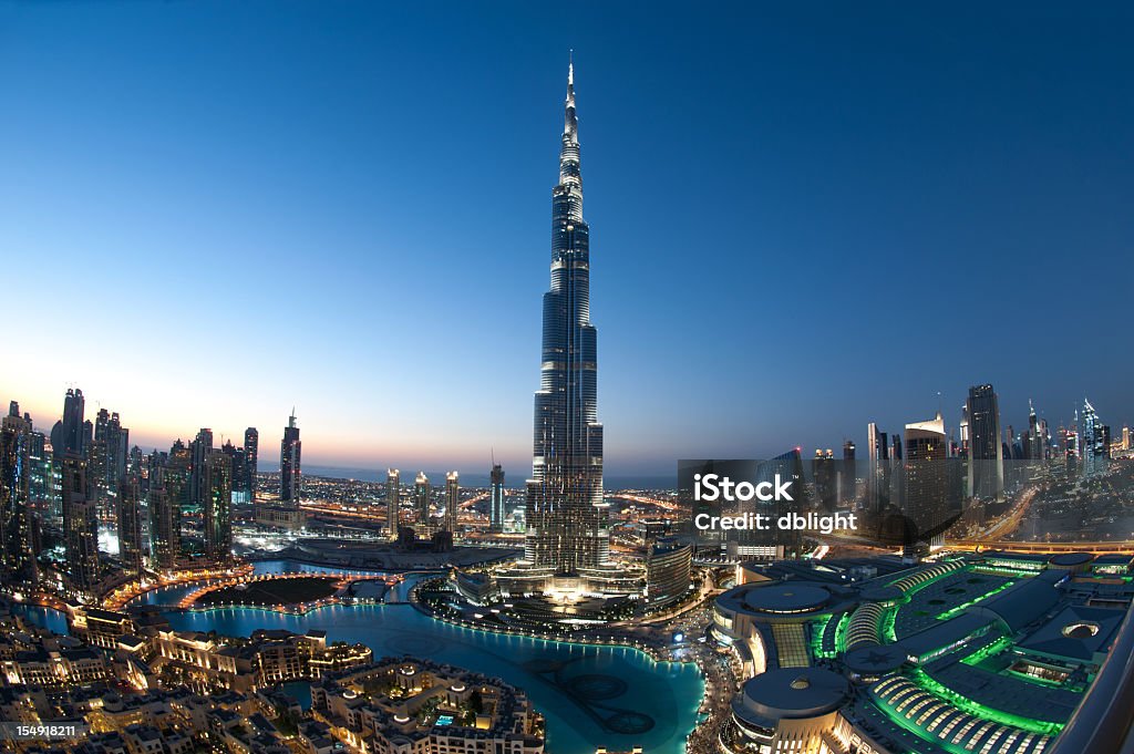 Stadt Dubai Burj Khalifa. - Lizenzfrei Dubai Stock-Foto