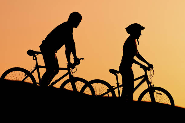 istock Biking in the sunset 154918291