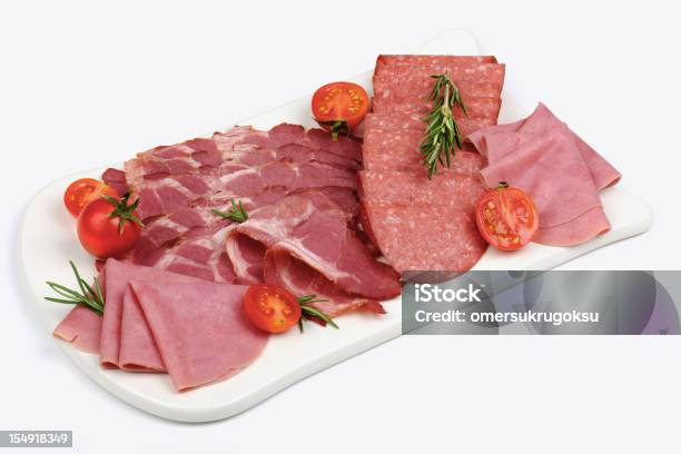 Photo libre de droit de Tranches De La Viande banque d'images et plus d'images libres de droit de Deli Meat - Deli Meat, Aliment, Aliments et boissons