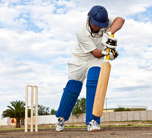 istock Close-up of Cricket player getting ready to strike 154918676