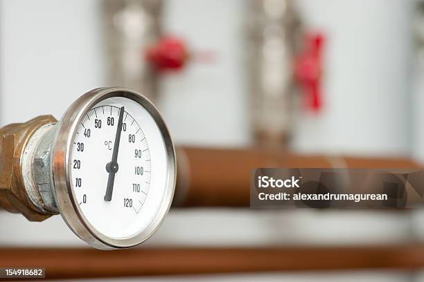 Water Temperature Gauge Stock Photo - Download Image Now - Celsius, Color Image, Coolant