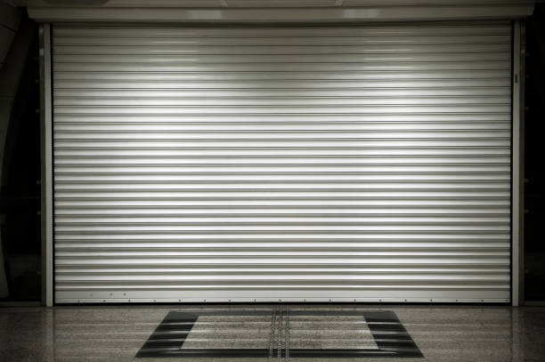 Shop shutters Shop shutters shutter door stock pictures, royalty-free photos & images