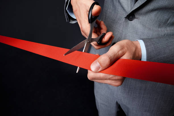 istock Man holding ribbon 154918823