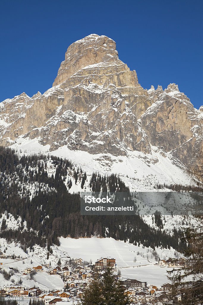 Corvara, Alta Badia, Montanhas Dolomitas - Royalty-free Alpes Europeus Foto de stock