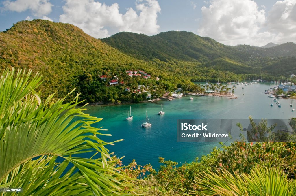 Marigot Bay, Santa Lucia - Foto stock royalty-free di Saint Lucia