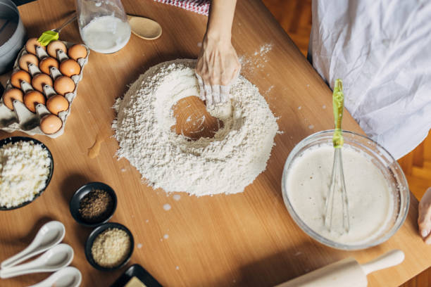 istock Woman preparing dough 1549195869