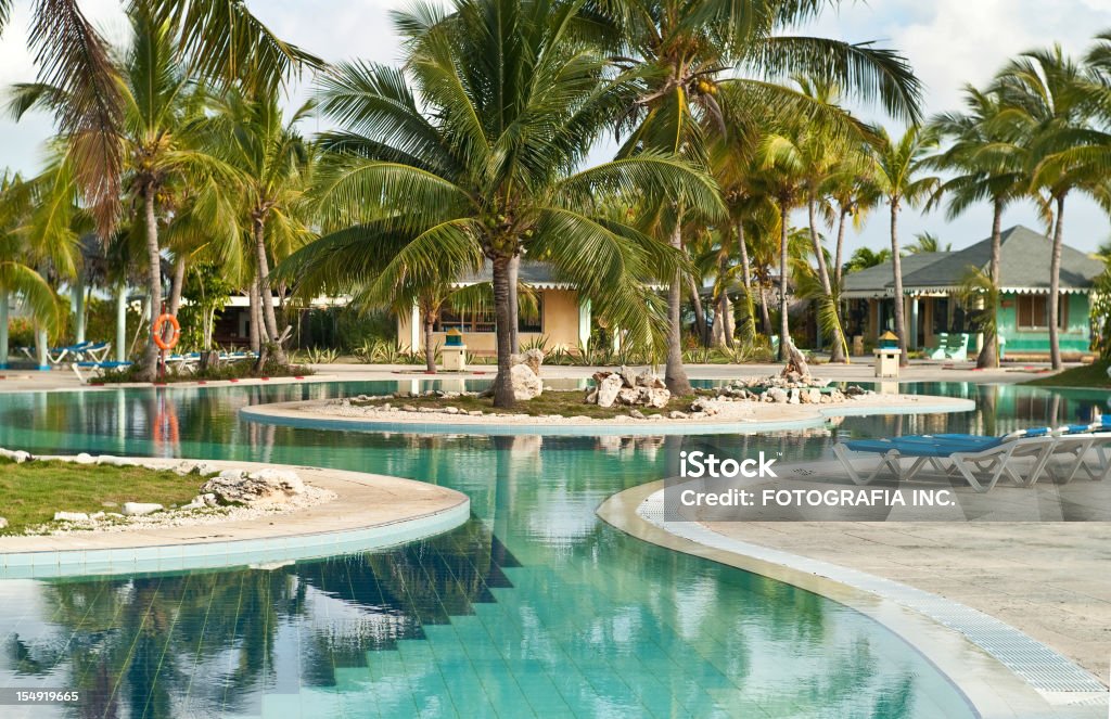 Caribbean Resort  Country Club Stock Photo