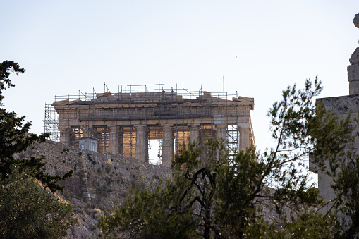 THe Parthenon, build in 447 B.C.