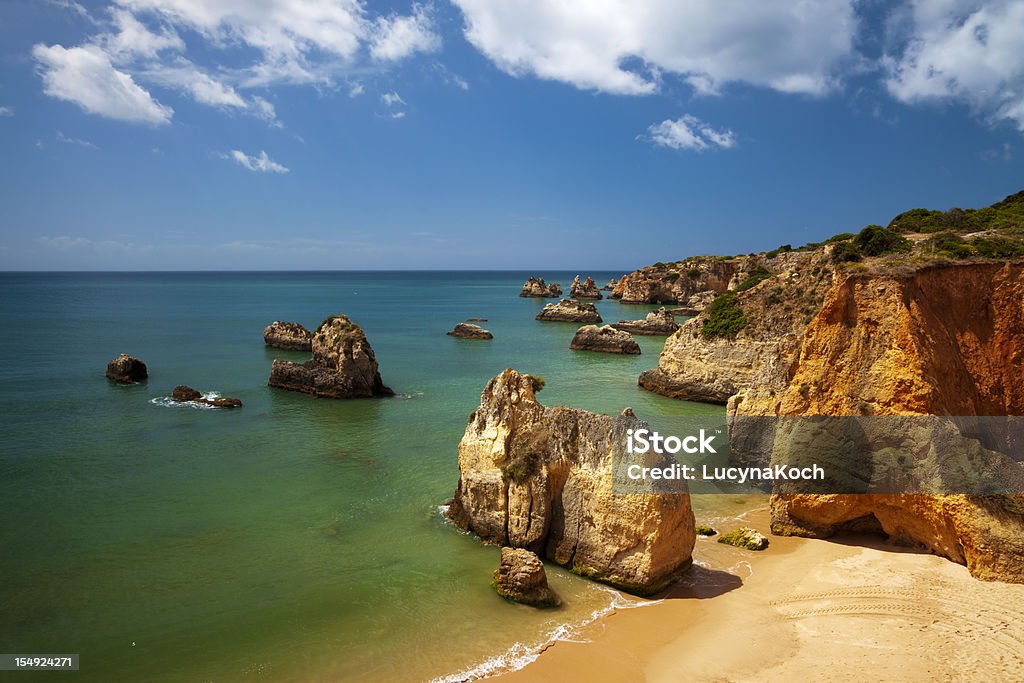 Algarve Beach - Lizenzfrei Rocha-Strand Stock-Foto