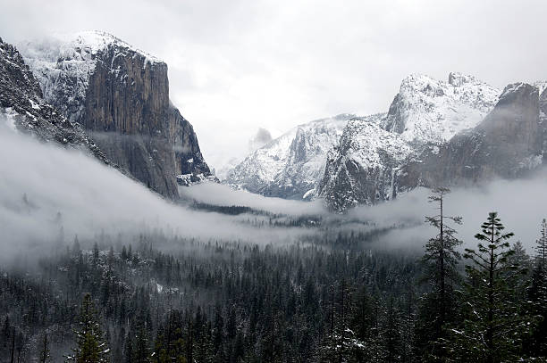 istock Yosmite Valley in Winter Fog 154924680