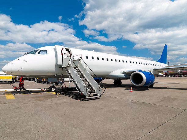 istock Modern Aircraft on the Runway 154924853
