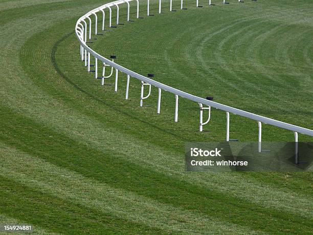 Pista De Corridas De Cavalos - Fotografias de stock e mais imagens de Hipódromo - Hipódromo, Cavalo - Família do Cavalo, Pista de Desporto