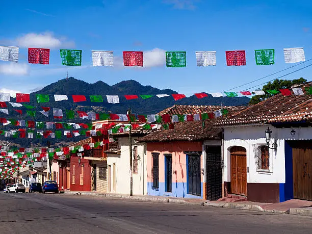 San Cristobal de las Casas - colorful town in Chiapas region of Mexico