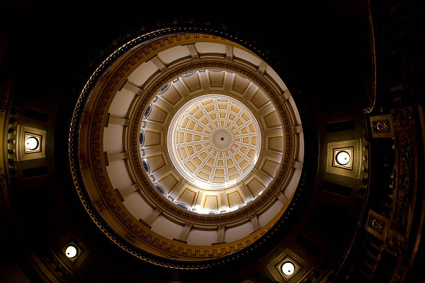 istock Looking up inside the Colorado State Capitol Dome Denver 154925203