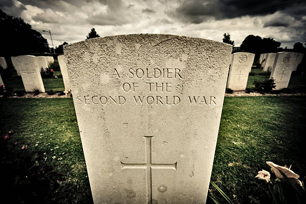 istock Gravestone of an unknown soldier 154925226