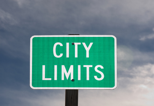 City Limits Street Sign