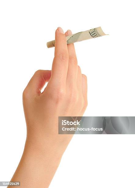 Dólares Para Fumadores Foto de stock y más banco de imágenes de Puro - Puro, Mano humana, Mujeres