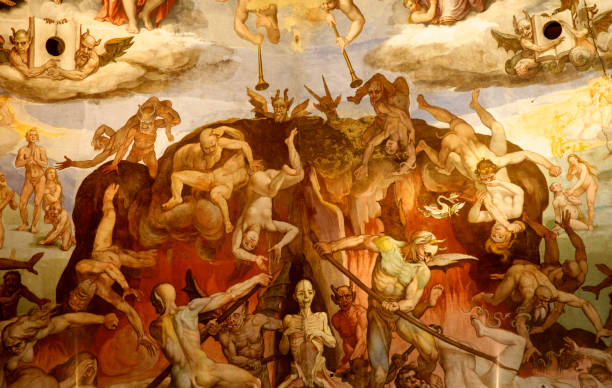 brunelleschi cupola, florence duomo, olaszország - reneszánsz témájú stock jellegű vizuális alkotások, jogdíjmentes fotók és képek