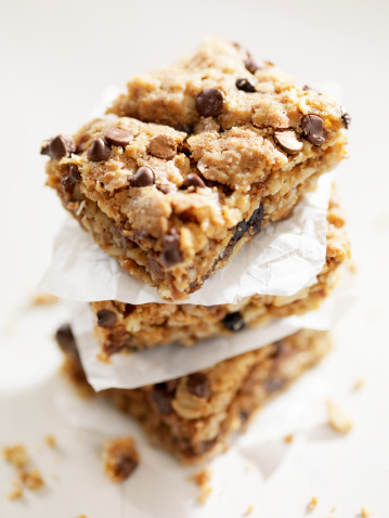 Gluten Free, Chocolate Chip Dessert Squares-Photographed on Hasselblad H3D2-39mb Camera