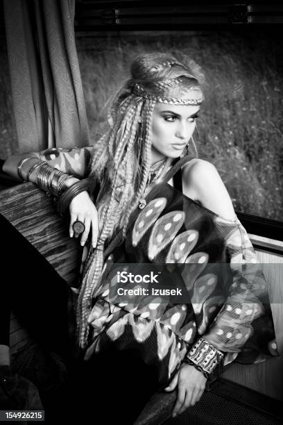 Beautiful Hippie Stock Photo - Download Image Now - 20-24 Years, Adult, Adults Only