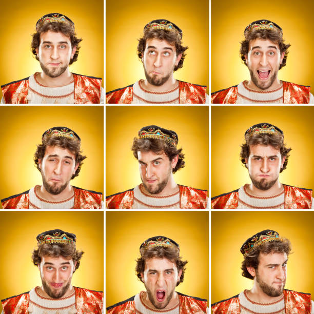 istock young mage with beard portraits expression set on yellow 154926243