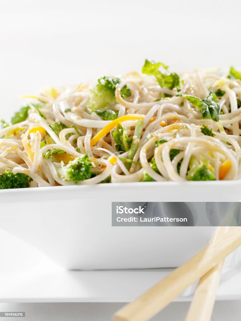 Asian Noodle Salad  Alternative Medicine Stock Photo