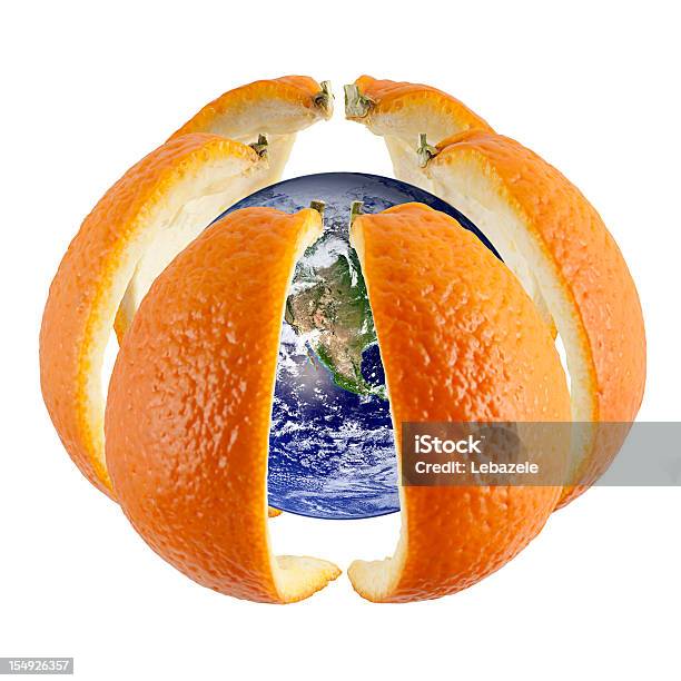 Mondo In Arancione - Fotografie stock e altre immagini di Frutta - Frutta, Pianeta Terra, Pianeta