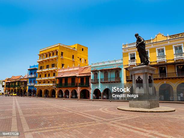 Distrito Histórico De Cartagena Foto de stock y más banco de imágenes de Cartagena - Departamento de Bolívar - Cartagena - Departamento de Bolívar, Colombia, Calle