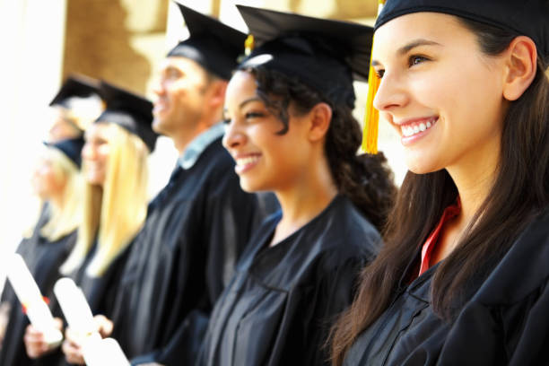 istock Beautiful girl attending graduation ceremony 154927185