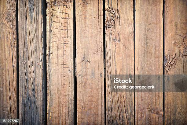 Weathered And Rough Old Wooden Planks Stock Photo - Download Image Now - Rustic, Wood - Material, Backgrounds