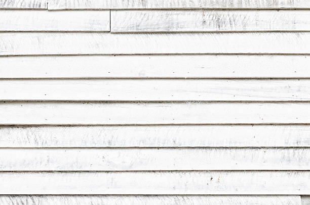 ディストレスト加工の白い木製の壁 - peeling paint wall white ストックフォトと画像