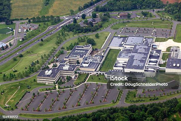 Office Park Luftaufnahme Stockfoto und mehr Bilder von Luftaufnahme - Luftaufnahme, Büropark, Fabrik