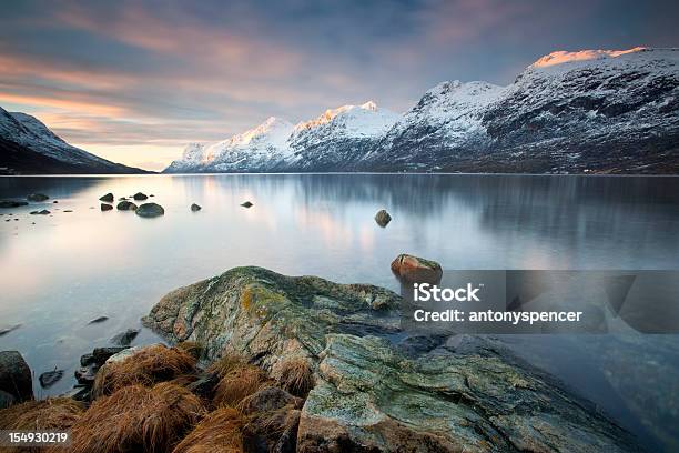 Arctic Sunset Stock Photo - Download Image Now - Tromso, Fjord, Norway