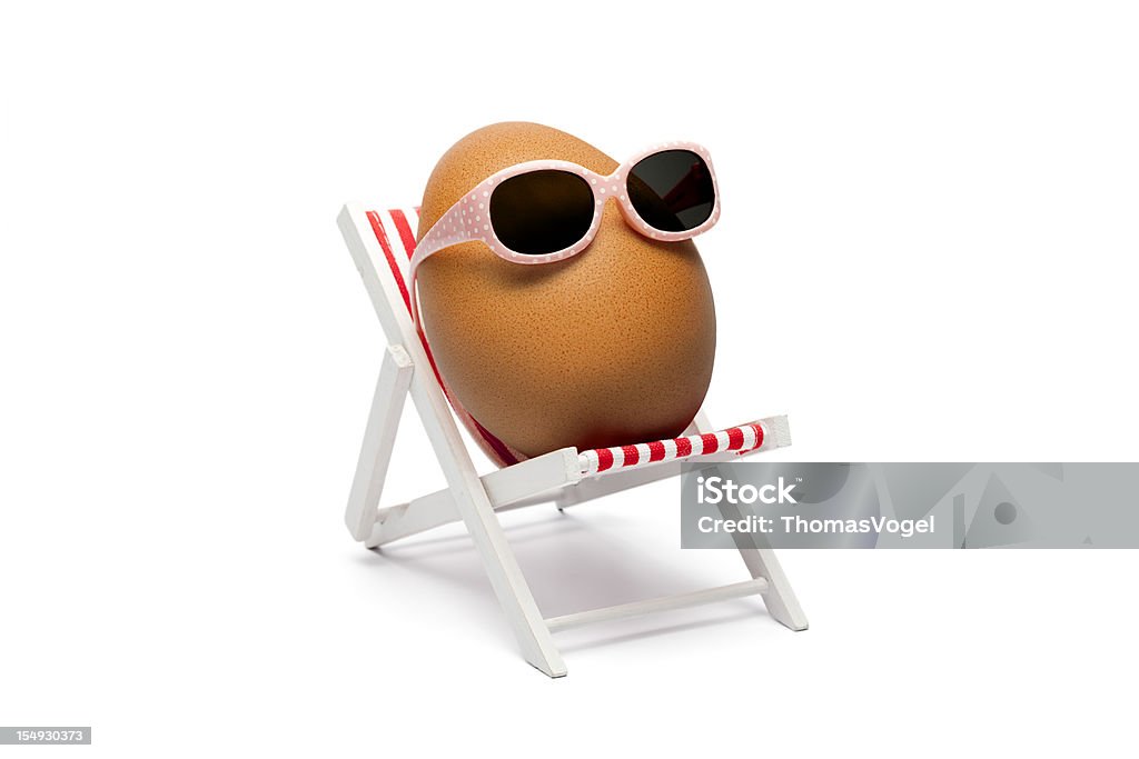 El secreto sobre marrón de huevos - Foto de stock de Pascua libre de derechos