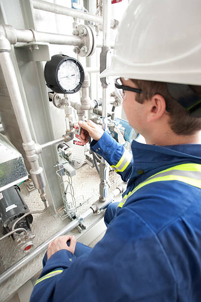 istock Industrial Worker At Industry Site 154930736