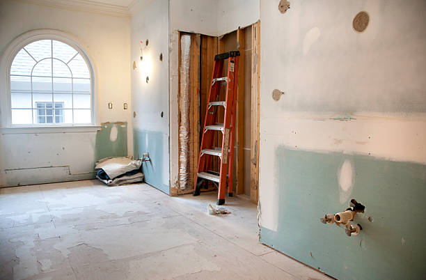Master Bathroom Remodeling and Renovation in Progress  wall renovation stock pictures, royalty-free photos & images