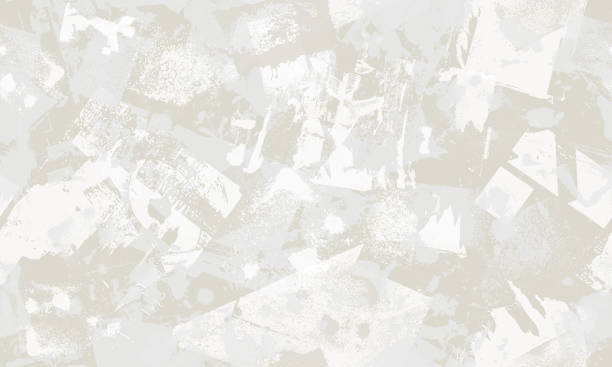 ilustrações, clipart, desenhos animados e ícones de vetor de fundo de pôster urbano texturizado grunge cinza e branco - seamless pattern backgrounds paper
