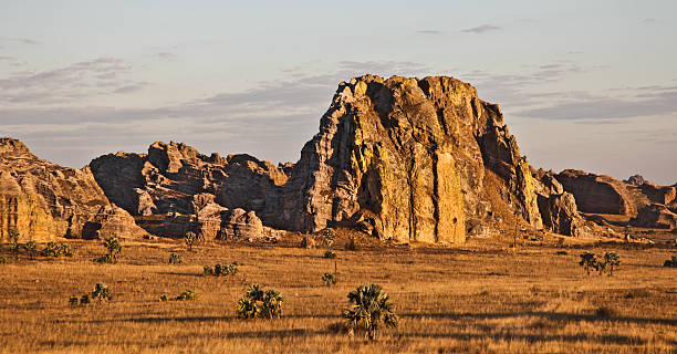 istock Sandstone massif in Isalo NP, Madagascar; sunset 154932517