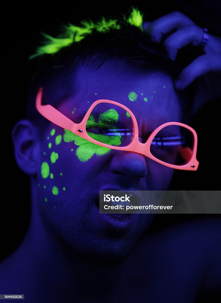 Neon Contemplazione - Foto stock royalty-free di Neon