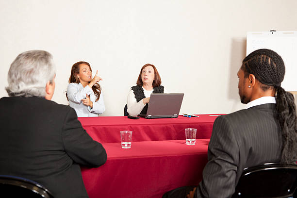 Adult training or seminar event with sign language interpreter(Renolypse). You might also be interested in these: