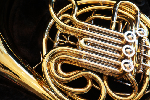 French Horn Closeup