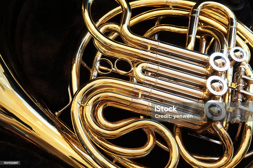Trompa Francesa grande - Royalty-free Instrumento Musical Foto de stock