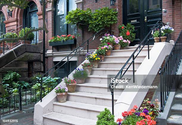 Back Bay Garten Stockfoto und mehr Bilder von Back Bay - Back Bay, Blumenkasten, Blumentopf