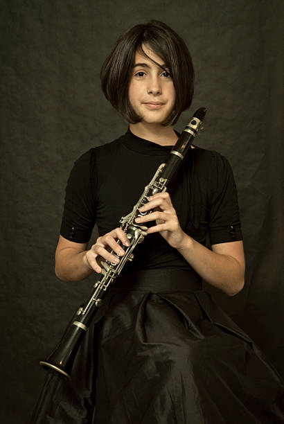 Young musician stock photo