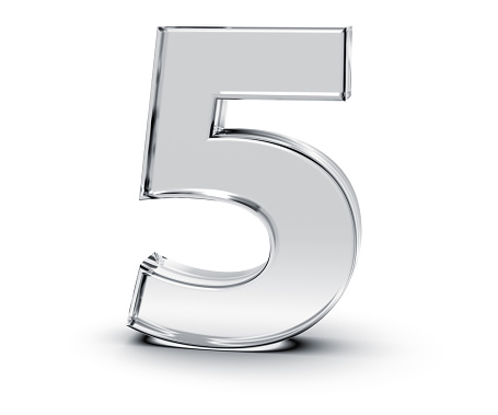 Golden twenty five number isolated on white. 3D rendering with clipping path